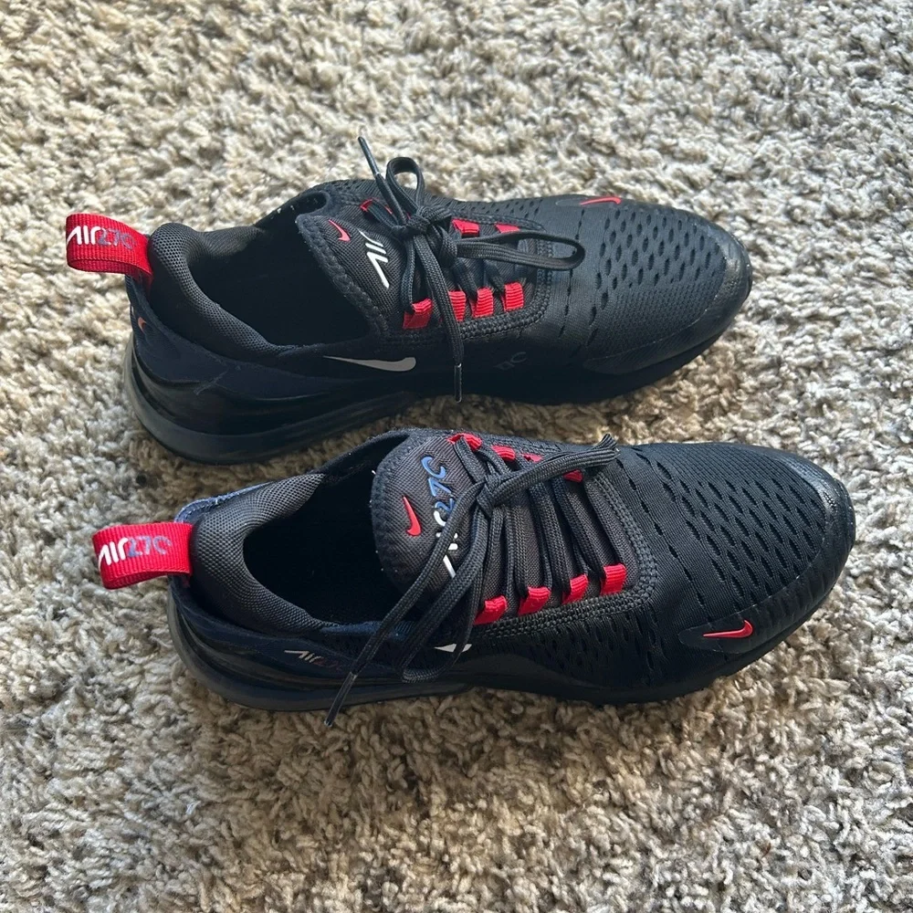 Nike kids Black and Red Air Athletic Shoes